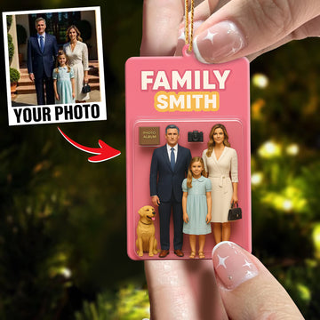 Turn Your Photo into an Action Figure - Custom Photo Ornament Toy Box Portrait | Family